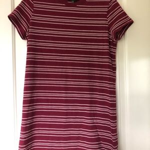 Forever 21 striped t-shirt dress